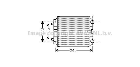 AVA QUALITY COOLING Радиатор, охлаждение двигателя AI2336